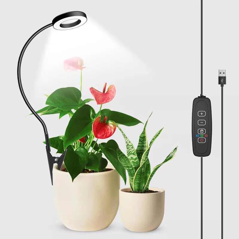 Full Spectrum Pot Clip LED Plant Growth Light 2 Pack-A3