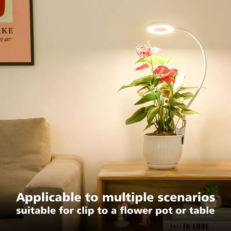 Full Spectrum Pot Clip LED Plant Growth Light 2 Pack-A3
