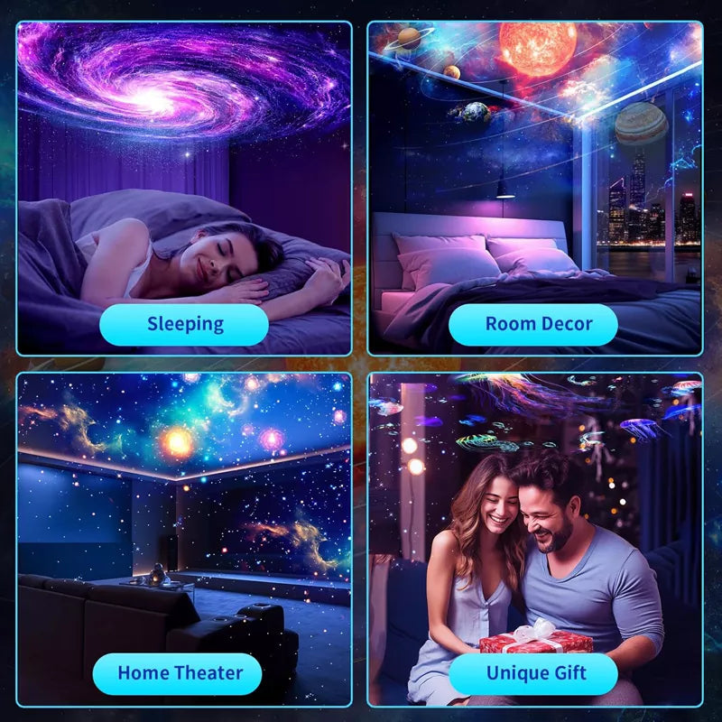 2025 Upgraded Planetarium Galaxy Ceiling Projector for Bedroom with HD