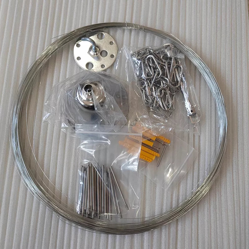 Luxury High Ceiling Lights Blown Glass Pendant Light Chandelier