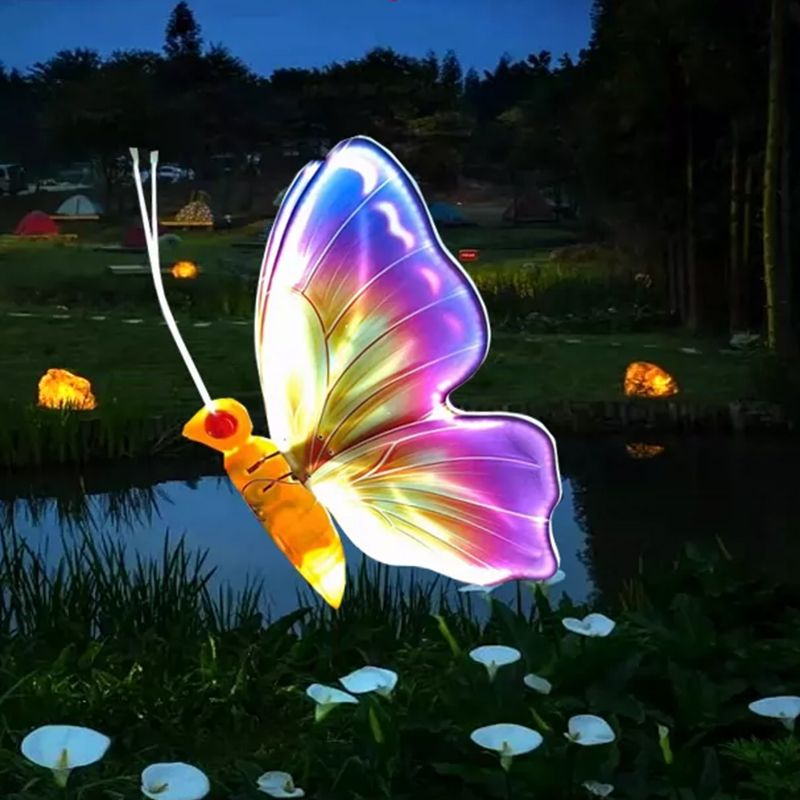 Outdoor Simulation Insect Animal Dynamic Luminous Decoration Lamp