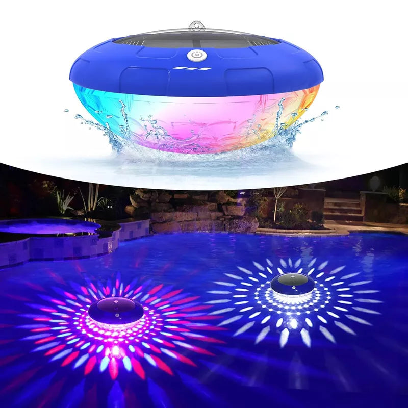 IP68 Waterproof LED Solar Pool Lights That Float (2PCS)