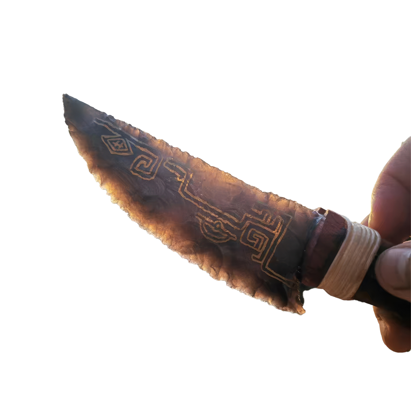 Resurrection Obsidian Handmade Knife