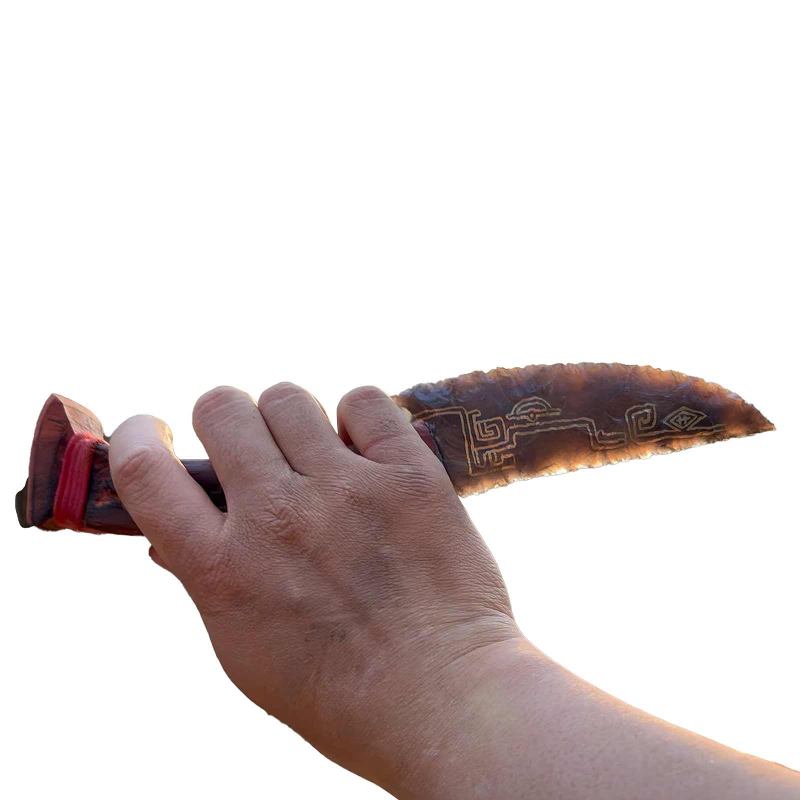Resurrection Obsidian Handmade Knife