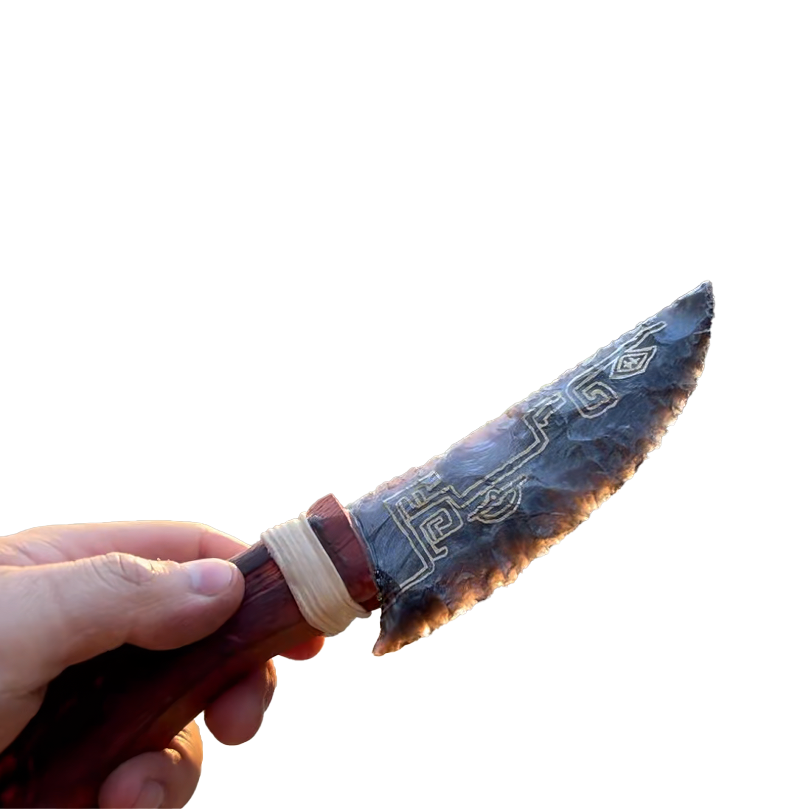 Resurrection Obsidian Handmade Knife