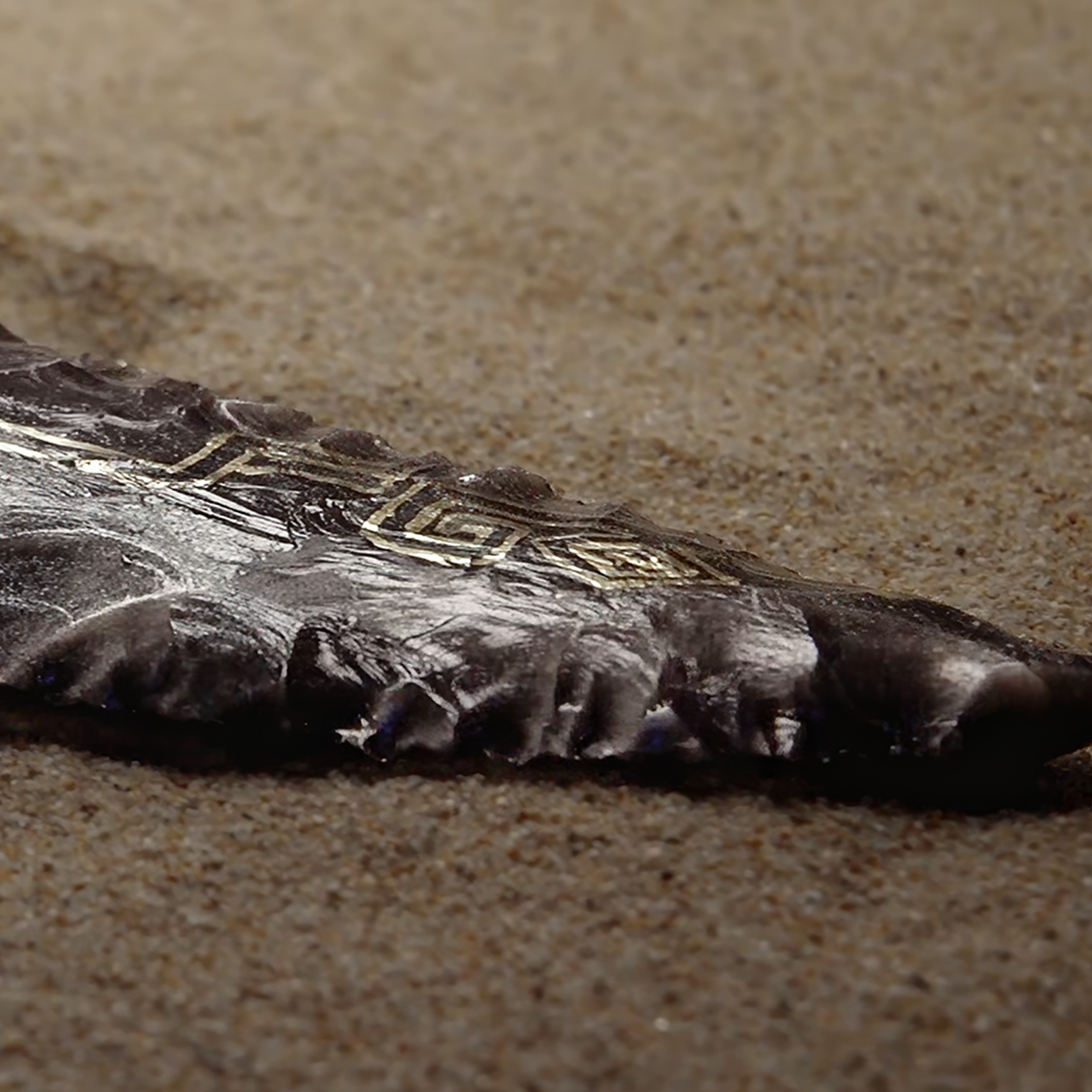 Resurrection Obsidian Handmade Knife