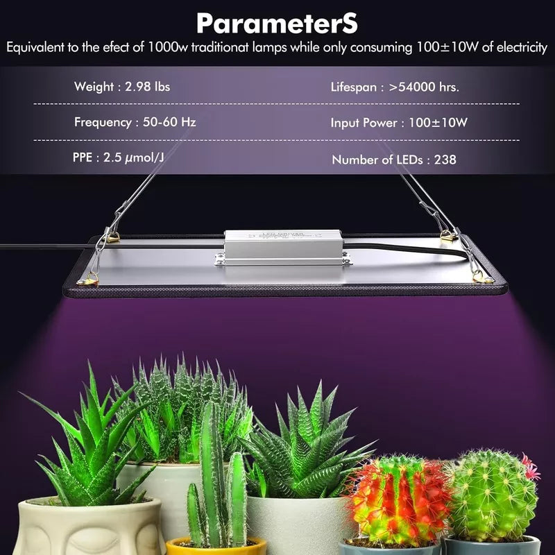 UV-IR Included Hanging Grow Lights for Indoor Plants Seedling 1000W