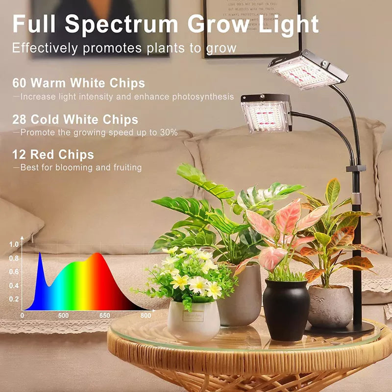 Upgraded Desk Grow Lights for Indoor Plants Dual-Head - A11