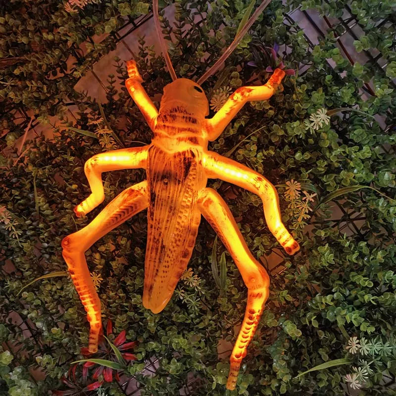 Outdoor Simulation Insect Animal Dynamic Luminous Decoration Lamp