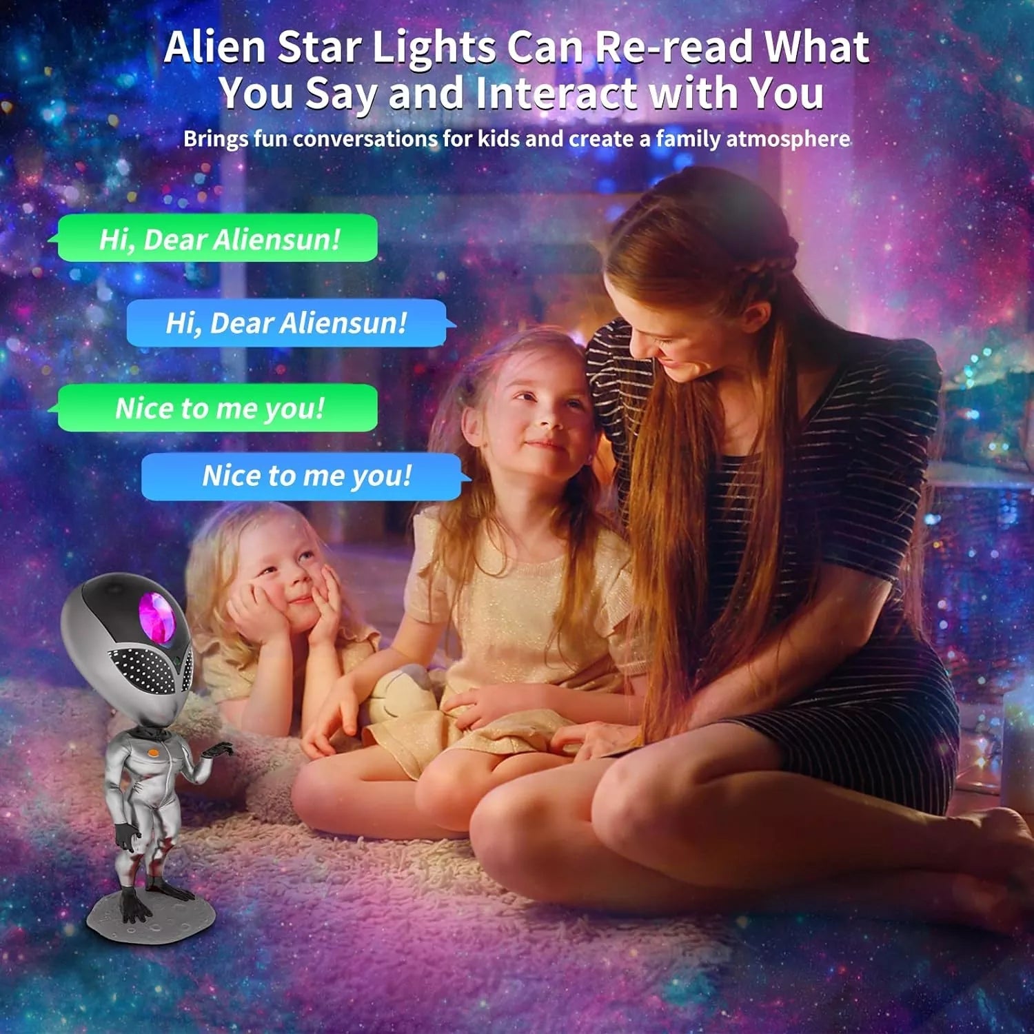 Alien starry sky galaxy projector-A5 - ktvhomes
