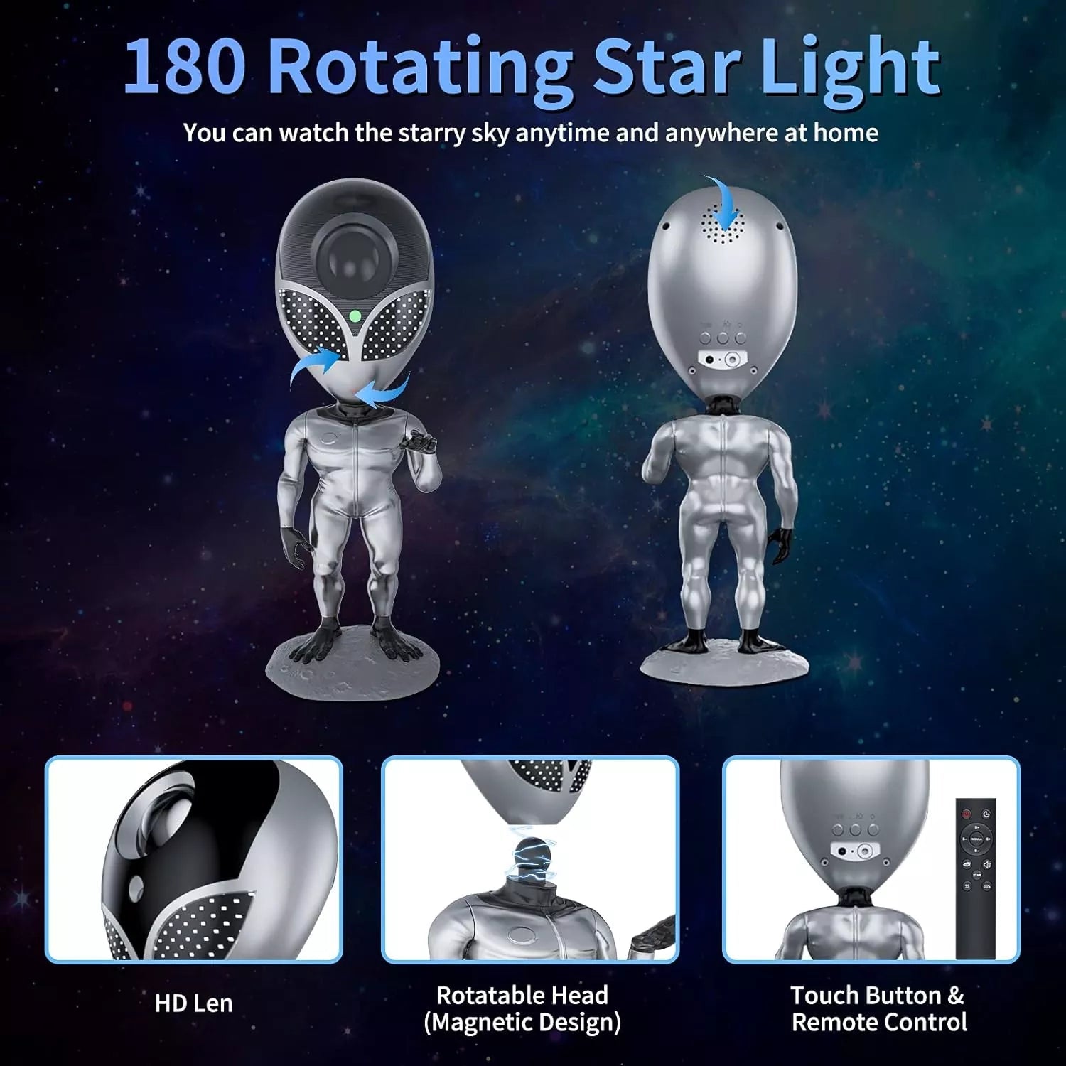 Alien starry sky galaxy projector-A5 - ktvhomes