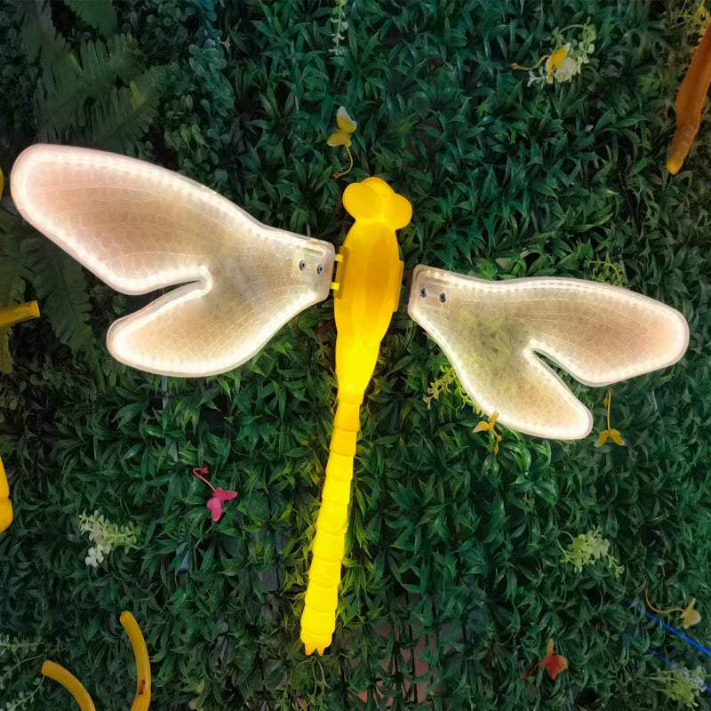 Outdoor Simulation Insect Animal Dynamic Luminous Decoration Lamp