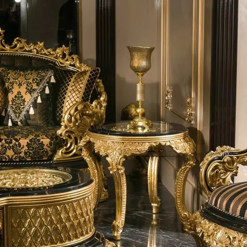 Classical Turkish Wooden Villa Apartment Hotel Sofa