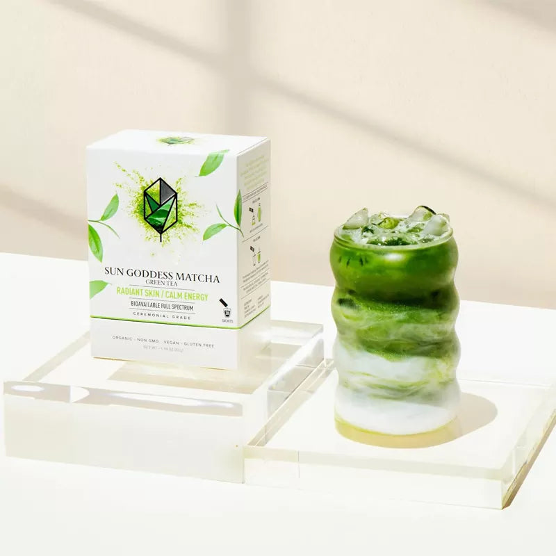 Matcha Green Tea Powder Single Serving Sticks
