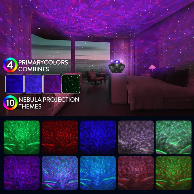 Music Galaxy Night Light Projector-A10