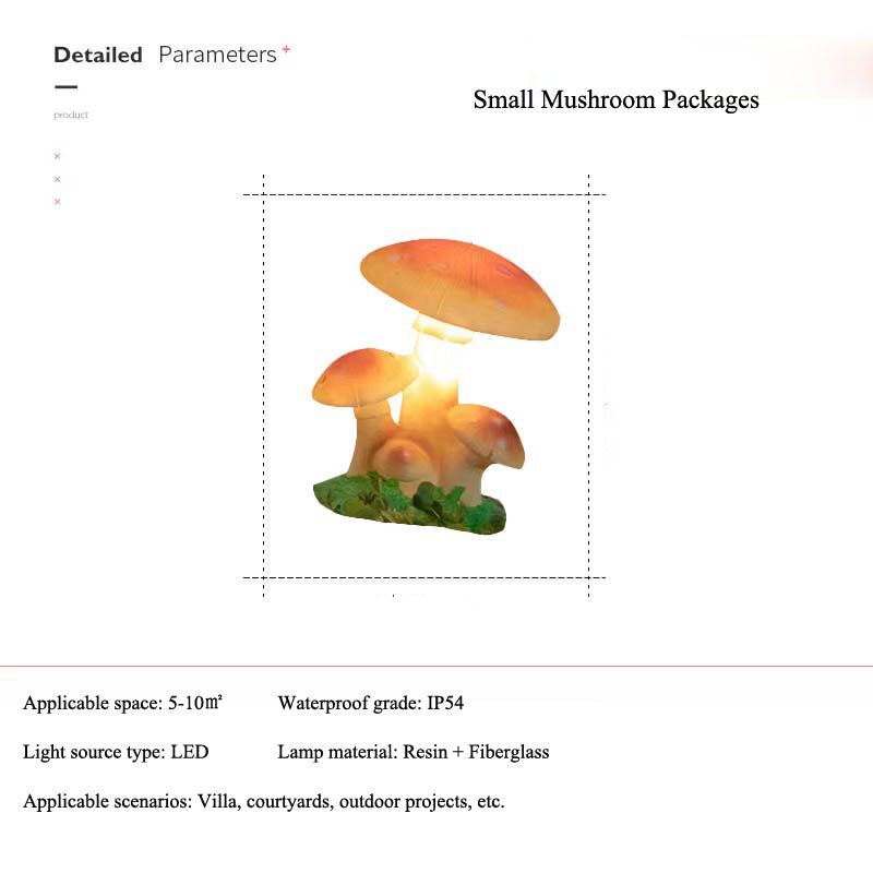 Solar Mushroom Landscape Lawn Lamp For Villa Garden Courtyard Public Square Park - ktvhomes