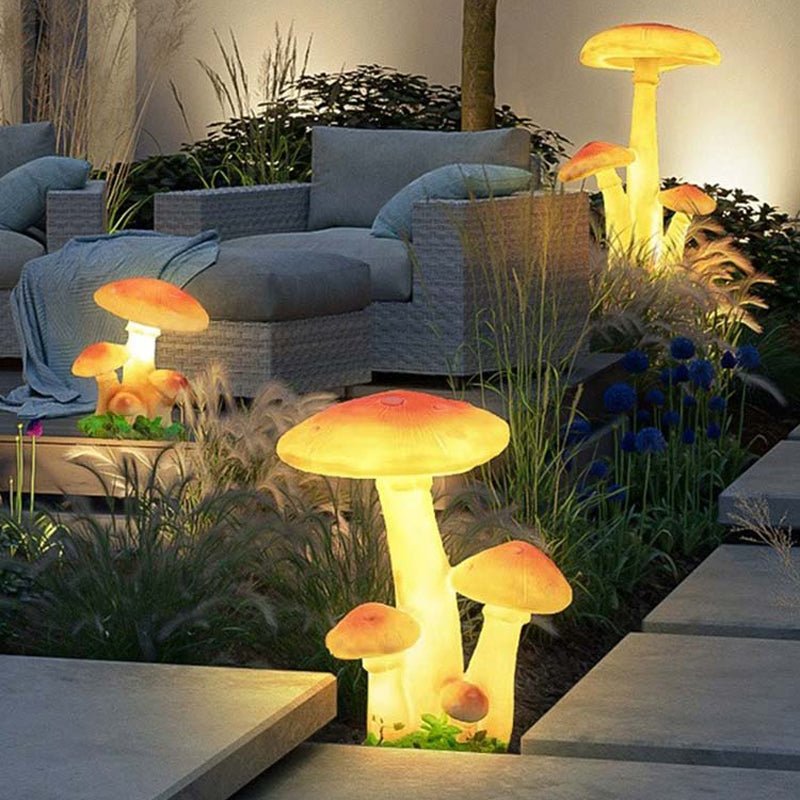 Solar Mushroom Landscape Lawn Lamp For Villa Garden Courtyard Public Square Park - ktvhomes