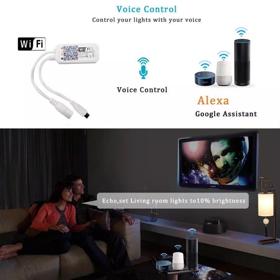 WIFI 5050 RGB Bluetooth LED Light Strip - ktvhomes