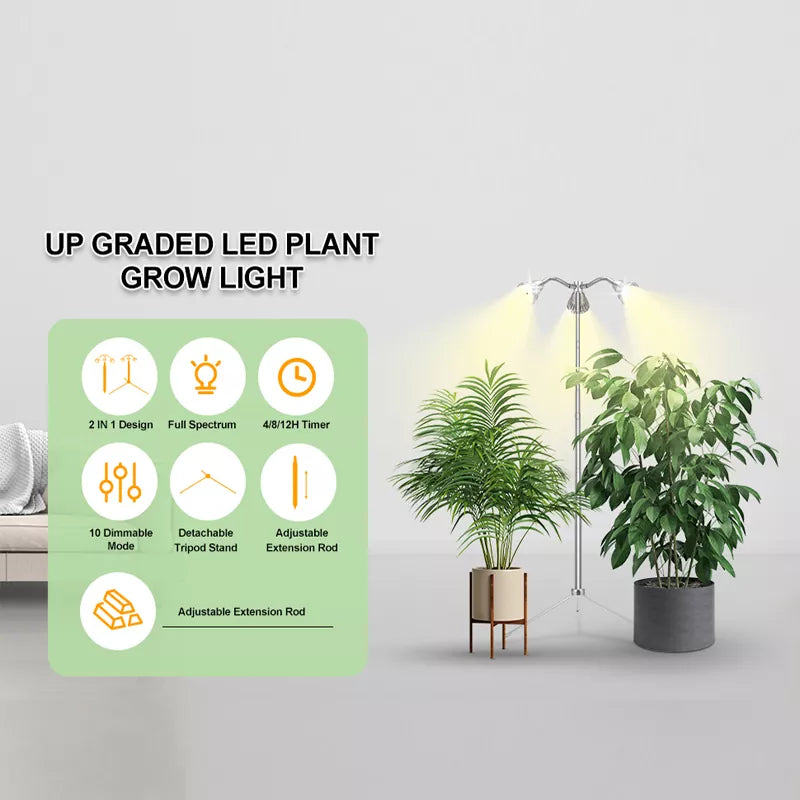 Grow Lights for Indoor Plants 10-55 Inches Height Adjustable - A5