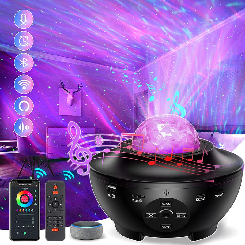 Music Galaxy Night Light Projector-A10