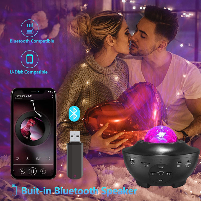 Music Galaxy Night Light Projector-A10