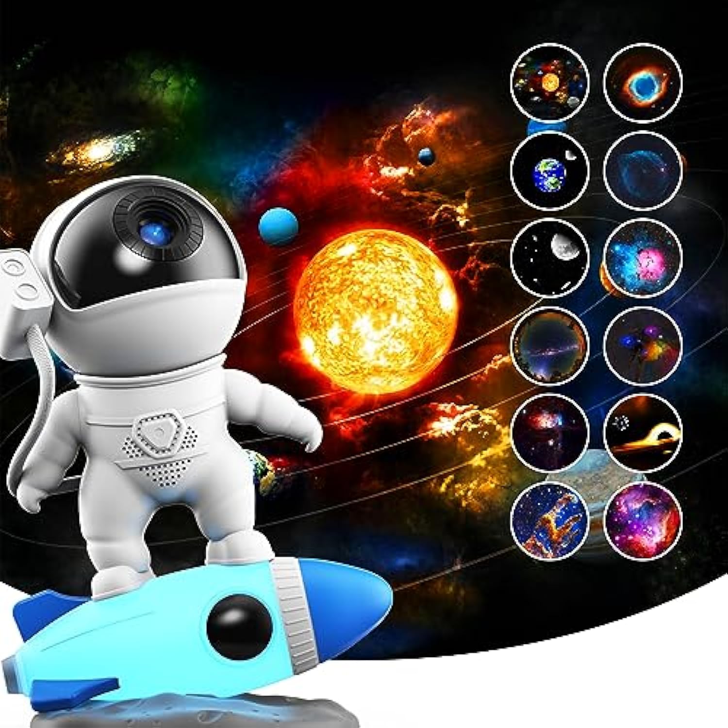 Planetarium Sky Light Galaxy Projector 4K Replaceable 13 HD Galaxy Discs - ktvhomes